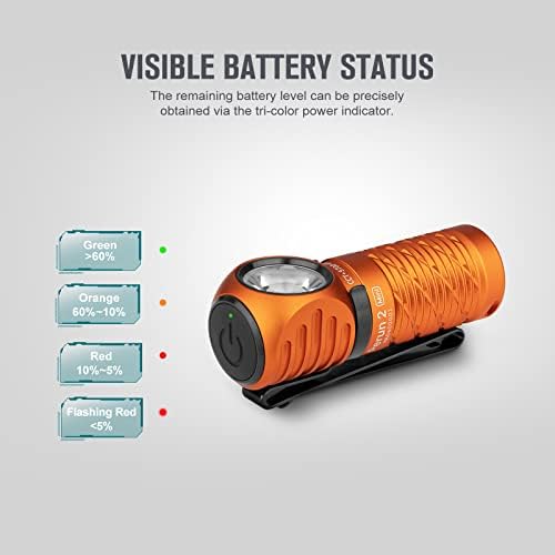 OLIGHT Perun 2 Mini Headlamp Ultimate Rechargeable Hiking Camping Climbing Lamp