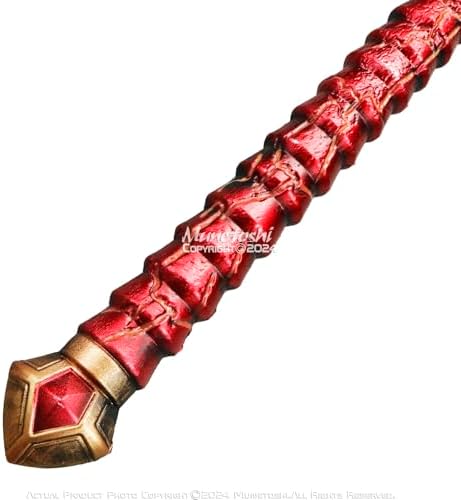 Fantasy Red Demon Axe Foam Replica Medieval Costume Prop