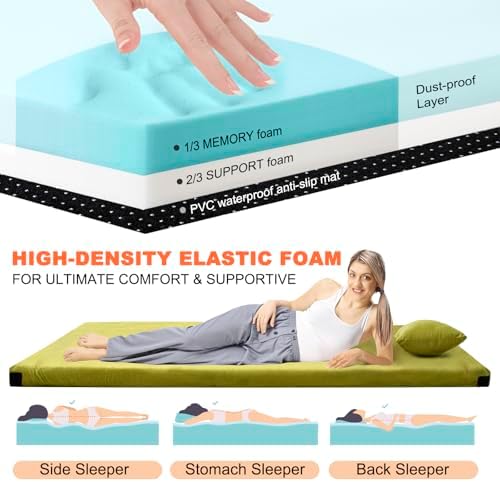 Memory Foam Camping Mattress for Outdoor Adventures