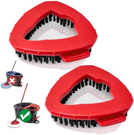 Koolstuffsispin Mop scrub brush head 2 pack
