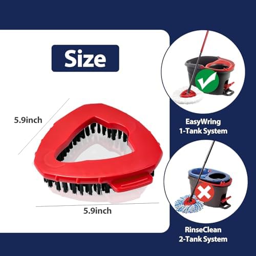 Koolstuffsispin Mop scrub brush head 2 pack