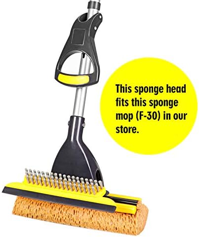 Yocada Sponge Mop Refill Head - Replacement for Tile and Floor Cleaning