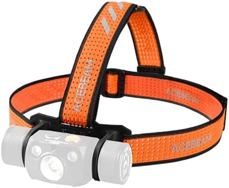 ACEBEAM Adjustable Headlamp Bracket Comfortable and Reflective for H30 in NCAA