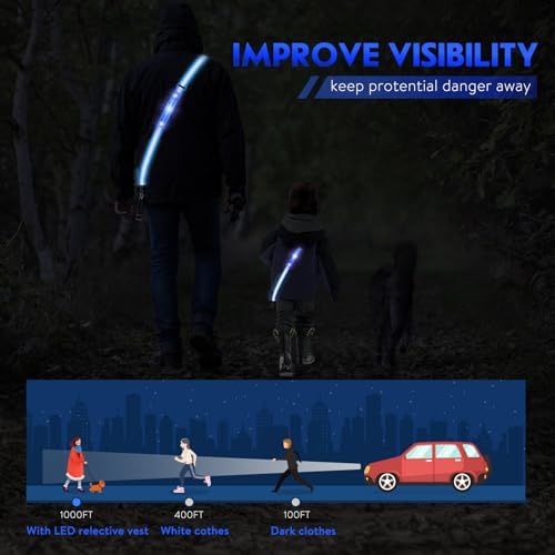 Simket LED Reflective Walking Gear
