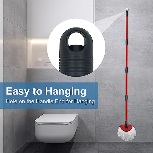 O-Ceda Spin Mop Replaceable Heads Handle Base Set