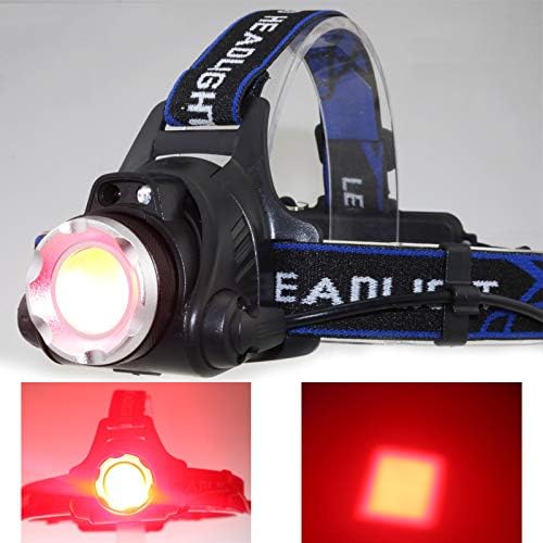 WindFire Bright Red Headlamp - Super Bright Red Light Hunt Mode Rechargeable