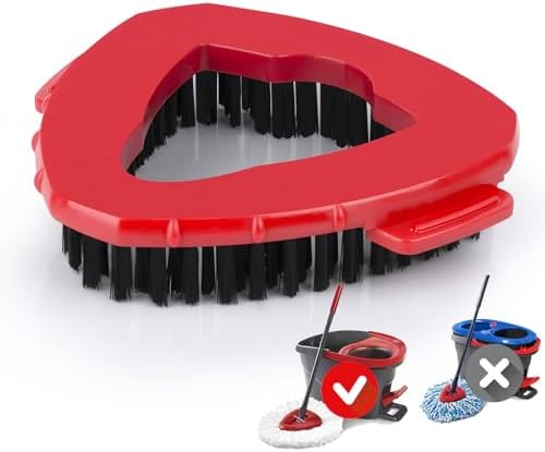 Sturdy Bristle scrub brush replacement for bathroom and kitchen tiles