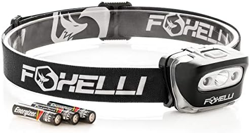 Foxelli LED Headlamp Flashlight
