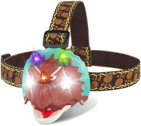 Dinosaur-Themed Headlamp for Kids