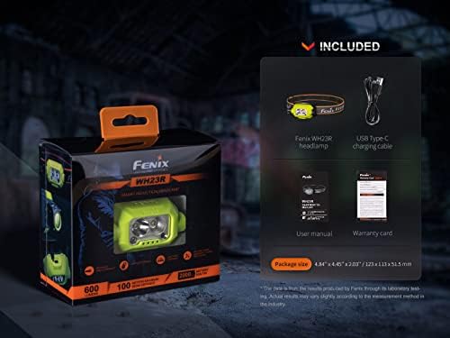 Fenix WH23R 600 Lumen USB Rechargeable Gesture Headlamp