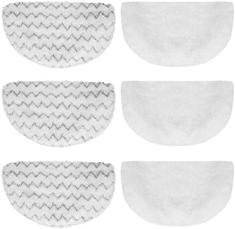 6-Piece Set of Replacement Steam Mop Pads for Bissell Powerfresh Series