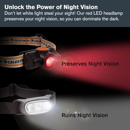 Celestron Night Vision Headlamp Perfect for astronomy and camping