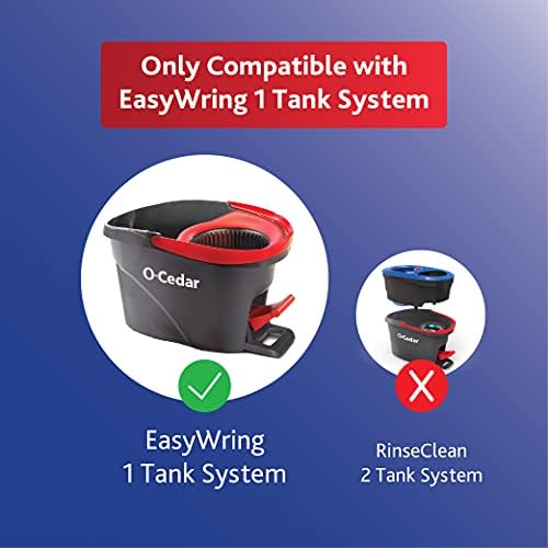 O-Cedar EasyWring Microfiber Mop Refill Deep Clean Bacterial-Free