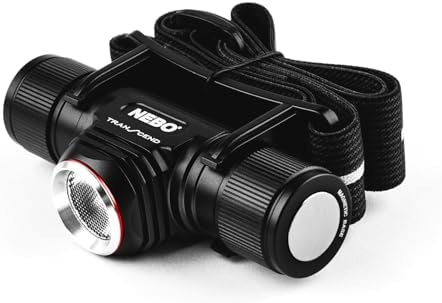 NEBO Transcend 1000-Lumen Headlamp - Rechargeable Waterproof Adjustable