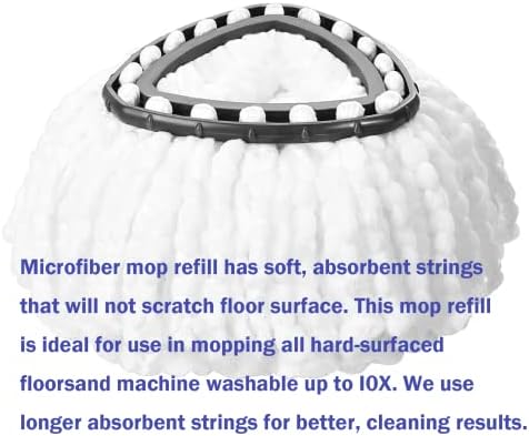 Higfra Spin Mop Refill Set