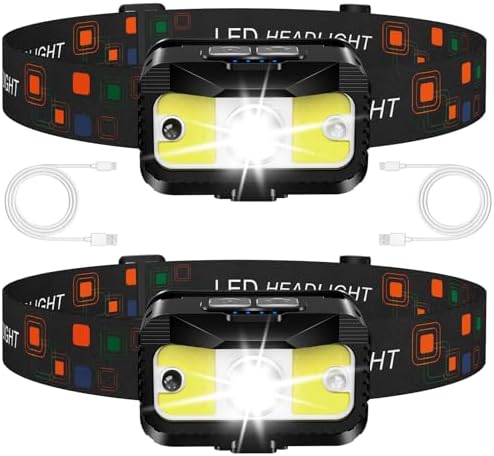 Rechargeable 1200 Lumen LED Headlamp with 8 Modes