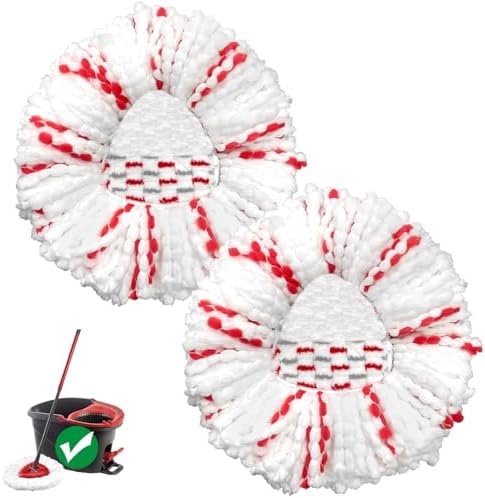Koolstuffs Spin Mop Heads - 2-Pack with 40 More Power