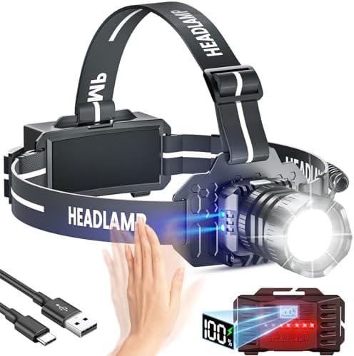 ogsdeco Rechargeable Headlamp 150000LM