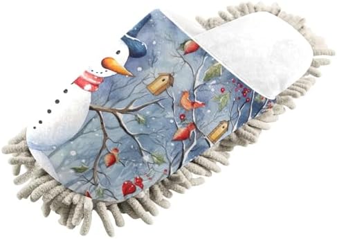 Cozy Bird Winter Mop Slippers for Cleaners