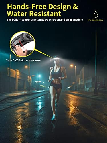 Bright Waterproof Headlamp by Smiling Shark