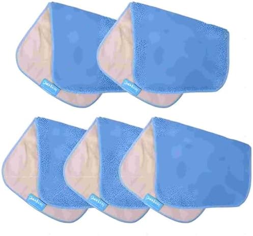 KEEPOW Microfiber Mop Refill Double Sides for Wet Dry Washable Professional Use