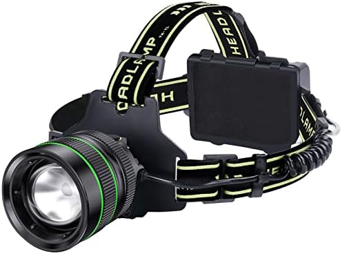 120000LM Super Bright LED Rechargeable Headlamp