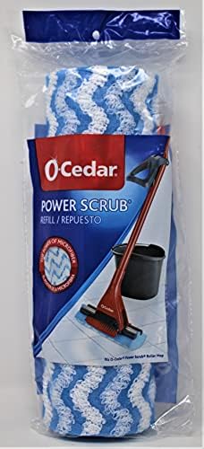 O-Cedar Power Scrub 10 in L Sponge Microfiber Roller Mop Refill