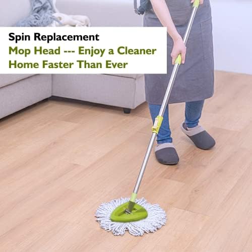4-Piece Reusable Spin Mop Heads