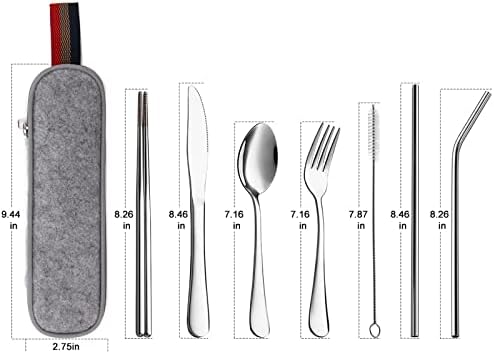 Stainless Steel Portable Travel Cutlery Set