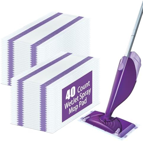 Swiffer Wet Jet Mop Pad - 40 Pack Disposable Replacement