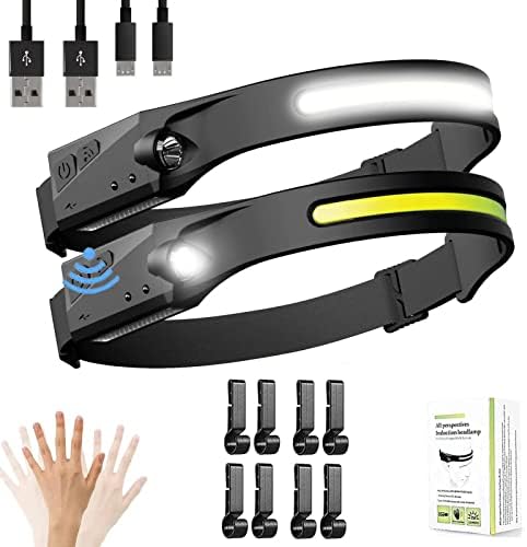 LAKUMIQI 350Lumens Headlamp 230 Beam for Camping Running
