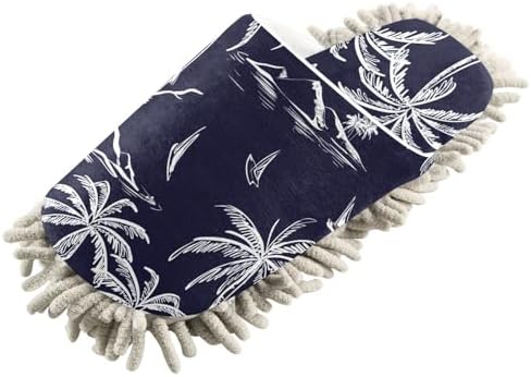 Chic Microfiber Slippers - Size L for Home Away