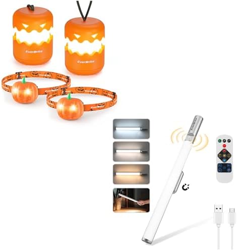 EverBrite Halloween Lantern Headlamp Set