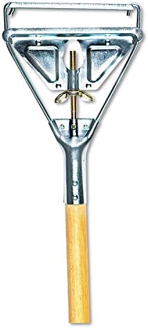 Quick Change Metal Head Mop Handle 63-Inch Wood Handle