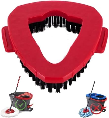 Fazlyni Multi-Surface Stiff Bristle Mop Brush for 1-Can System