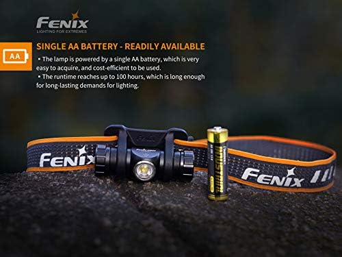 Fenix HM23 - 240 Max Lumens Professional Trail Headlamp IP68 Waterproof 100h Duration