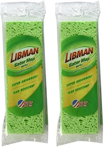 Libman 3021 Gator Mop Refill Pack of 2