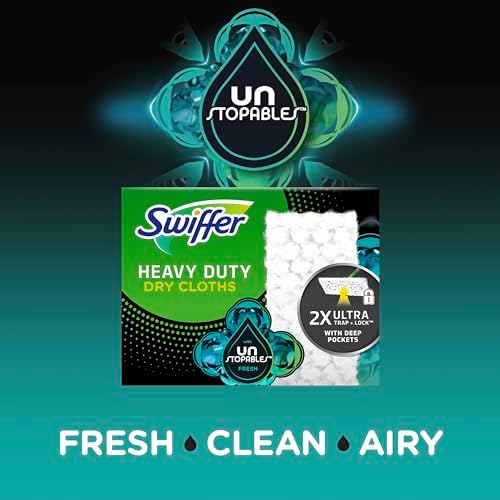 Swiffer Sweeper Heavy Duty Dry Multi-Surface Cloth Refills