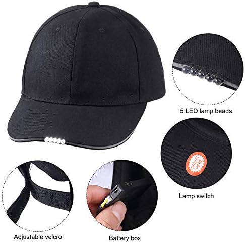 Manual Adjustable LED Baseball Hat