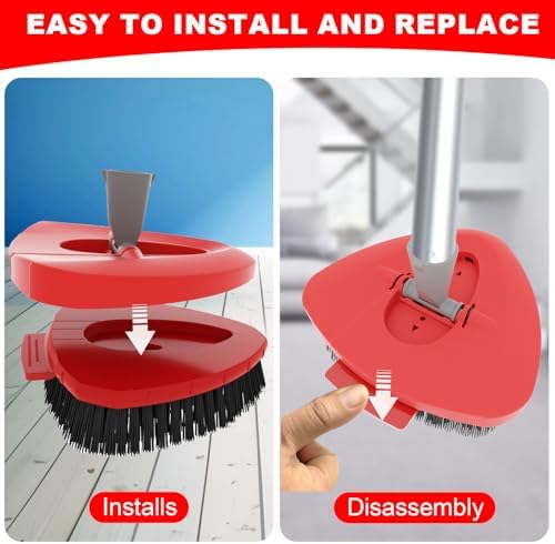 Premium Scrub Brush Replacement Head for O Cedar EasyWring 1 Tank Mop