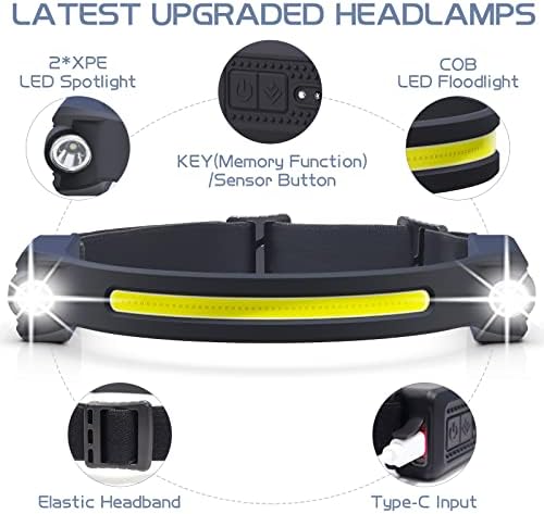 AlpsWolf Rechargeable LED Headlamp with 260 Beam