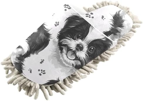 Mini Pet Human Microfiber Slippers for House Floors