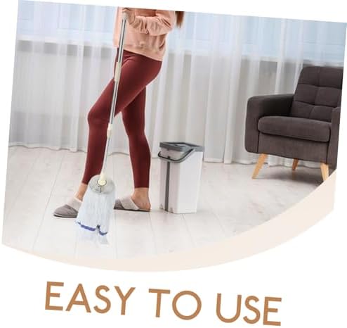 SOESFOUFU Rotating Mop Handle - Durable Mopping Tool with Detachable Design