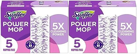 Swiffer PowerMopPremium Mopping Pads 10-Count Easy to Use Durable