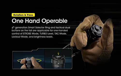 Nitecore SRT7i 3000 Lums 580m Reach 87k Intensity