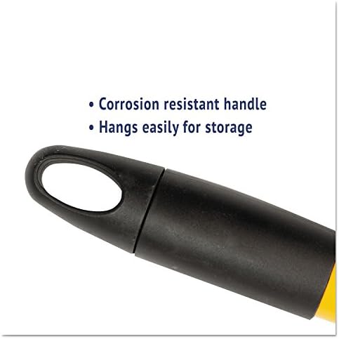 Boardwalk Quick Change plastic mop head handle with side latch 60-inchYellow