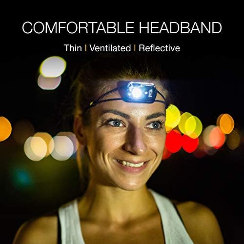 PETZL Bindi Headlamp 5050 Brightness Rechargeable Tilt Lock