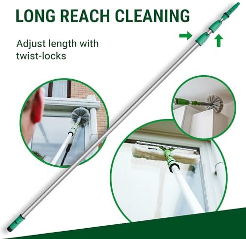 Unger Aluminum Mop Pole with OptiLoc