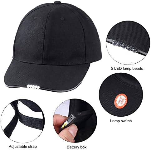 Manual Adjustable LED Baseball Hat