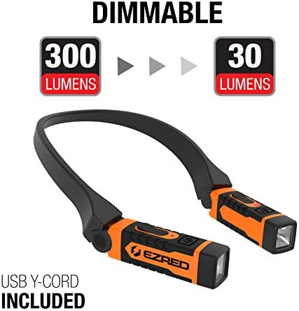 EZRED Rechargeable Neck Light for Mechanics